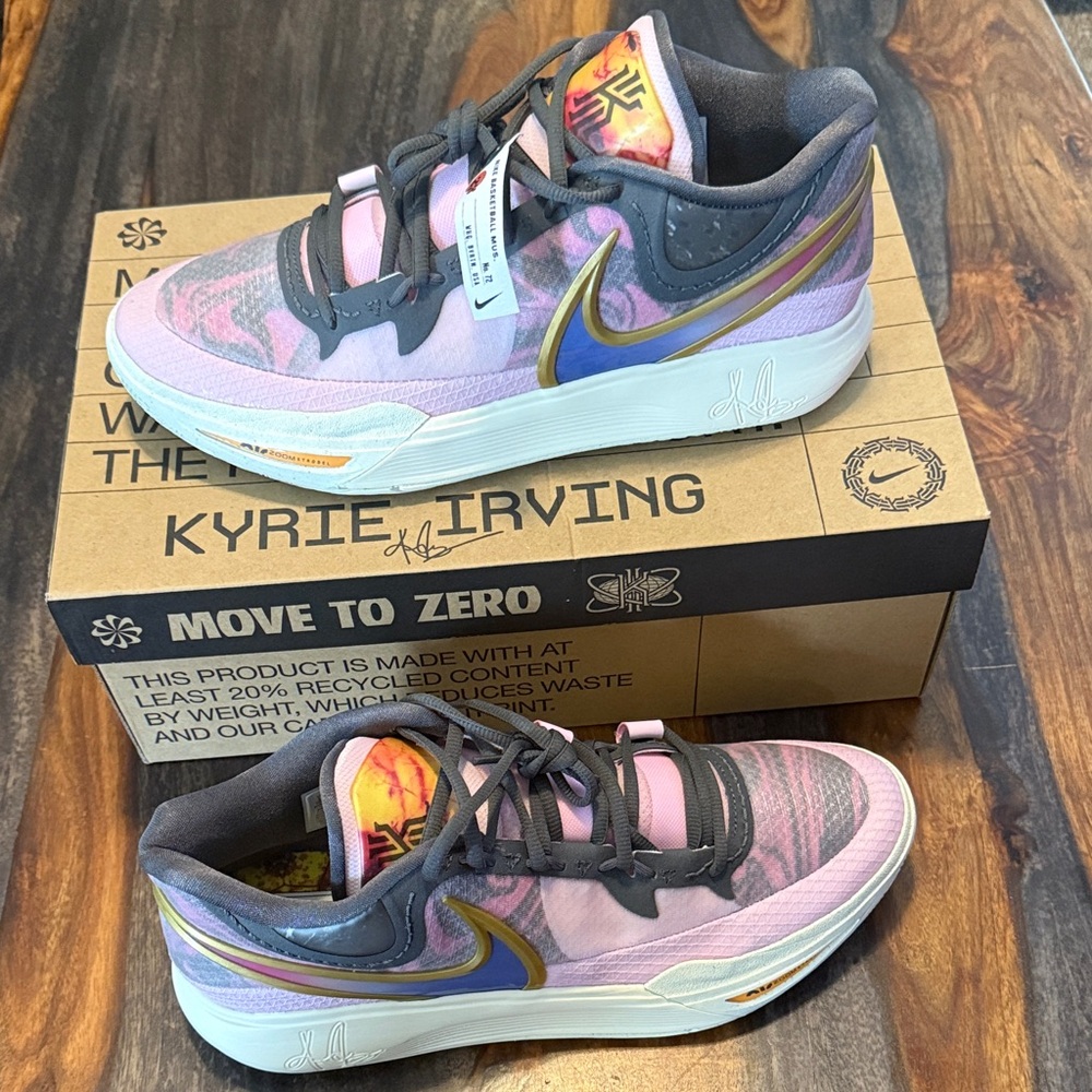 Nike Kyrie Irving 8 All Stars Pink/Foam Multicolor, new with the box.